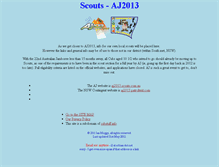 Tablet Screenshot of aj2013.cubstuff.info
